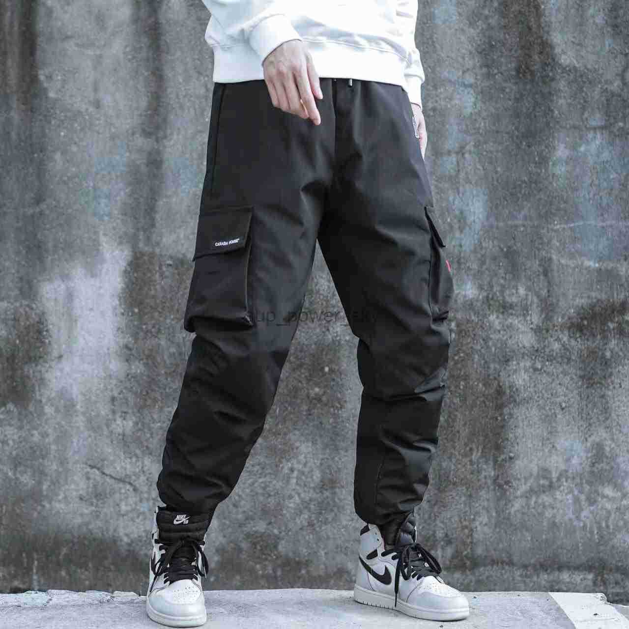 

Men's Pants Canadian Designer Goose Warm Heart Couple Down Pants 2022 Winter Men Warm Outwear Duck Pant New Cold proof Wind resistant Women trousers, Down pants black