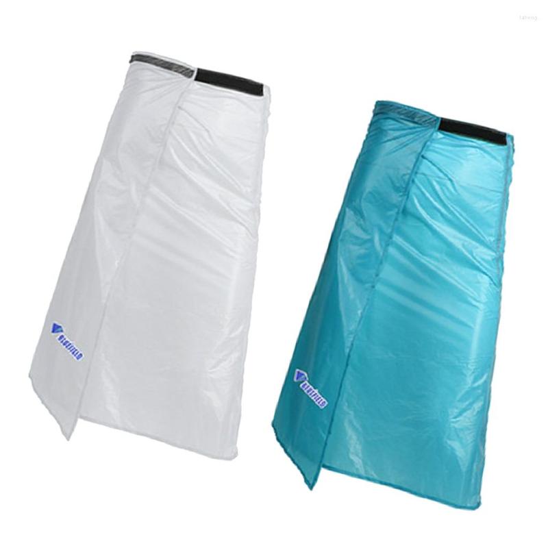 

Hunting Jackets Portable Outdoor Apron With Leg Poncho And Carrying Case, White