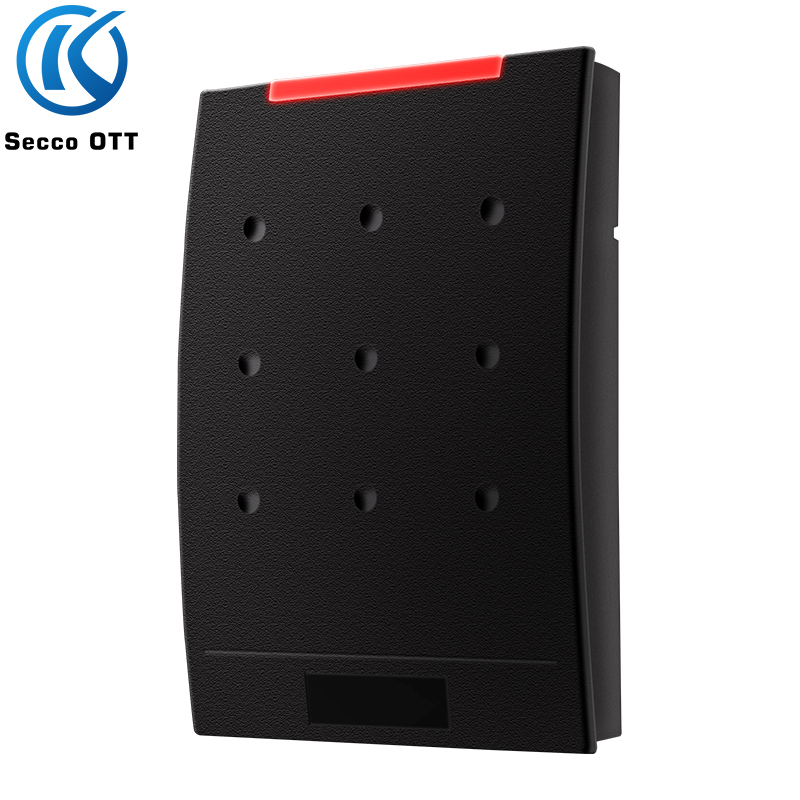 

13.56Mhz 125Khz Non-contact RF Card Reader Outdoor Waterproof Anti-Metal Interference Wiegand 26 or 34 Format Access Control System Swipe