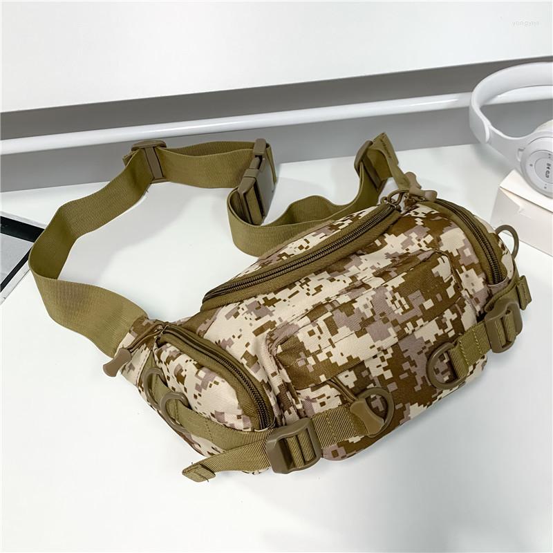 

Duffel Bags Backpack Teenager Fashion Waist Bag Outdoor Travel Large-Capacity Men's And Women's Casual Shoulder Messenger Of, Black