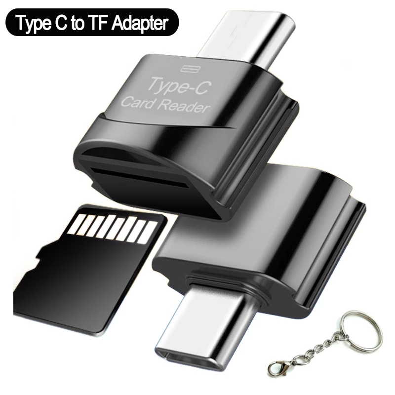 

Type C Memory Card Readers To Micro-SD TF Adapter OTG USB Smart Reader Micro for Xiaomi Macbook