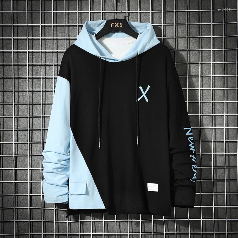 

Men's Hoodies J2022 Spring Autumn Black Hoodie Sweatshirt Men'S Thick Fleece Hip Hop High Streetwear Clothes, Wy901 2