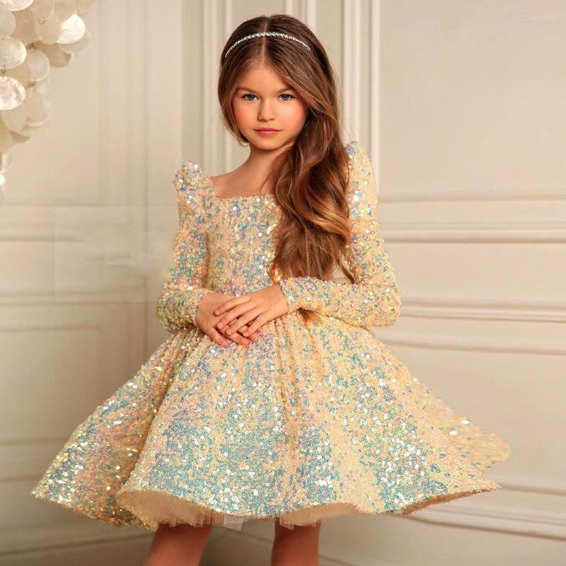 

Girl Dresses Gorgeous Baby Dress For Girls Elegant Birthday Party Clothes Opening Ceremony Prom, Picture shown
