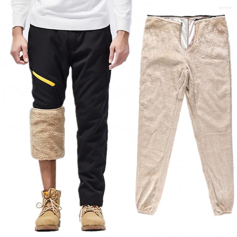 

Men's Pants Men Women Outdoor Tactical Waterproof Trousers Autumn Winter Warm Trekking Camping Faux Fleece Velvet Inside, Rose red