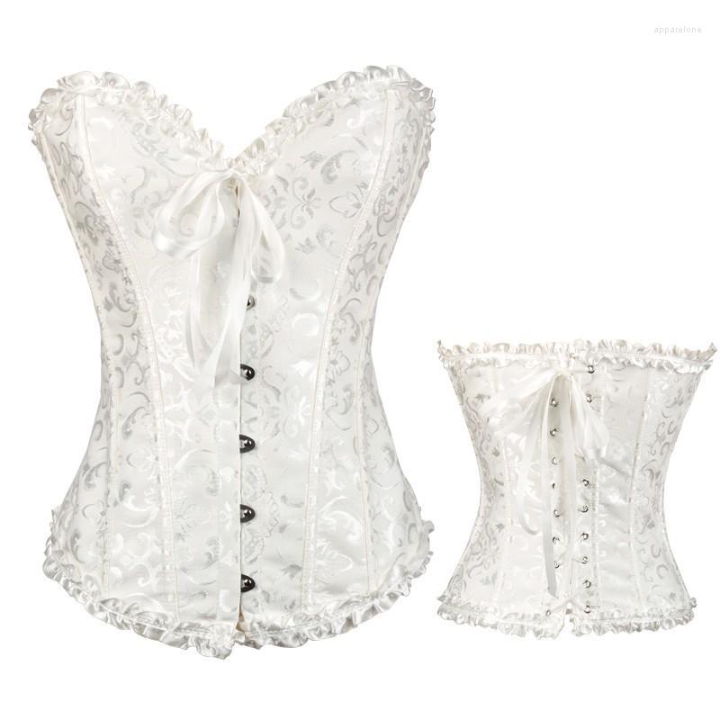 

Bustiers & Corsets Women Sexy Corset Top Underbust Bustier Gothic Clothes Steampunk Waist Trainer Belt Shaper Plus Size Corselet, Green
