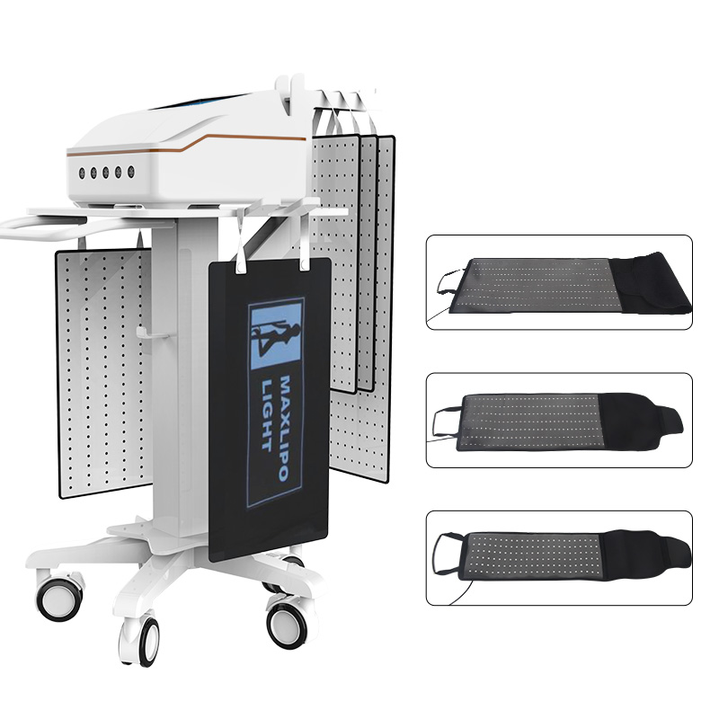 

5D Lipo Laser Weight Loss Slimming Body Machine 650m red light 940nm laser Maxlipo Video User Manual