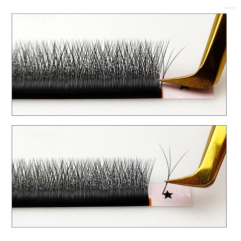 

False Eyelashes W Shaped Premade Volume Fans 3D Clover Extensions Mixed Lashes Tray D Curl All Size Cilios