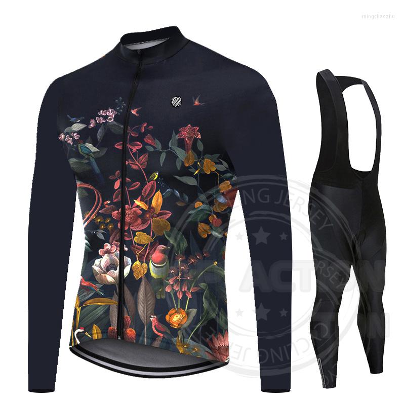 

Racing Sets 2022 OSTROY Long Sleeve Cycling Jersey Top Quality Suit Mountain Road Professional Team Maillot Mbre Ciclismo Ho, Cycling shirt 16