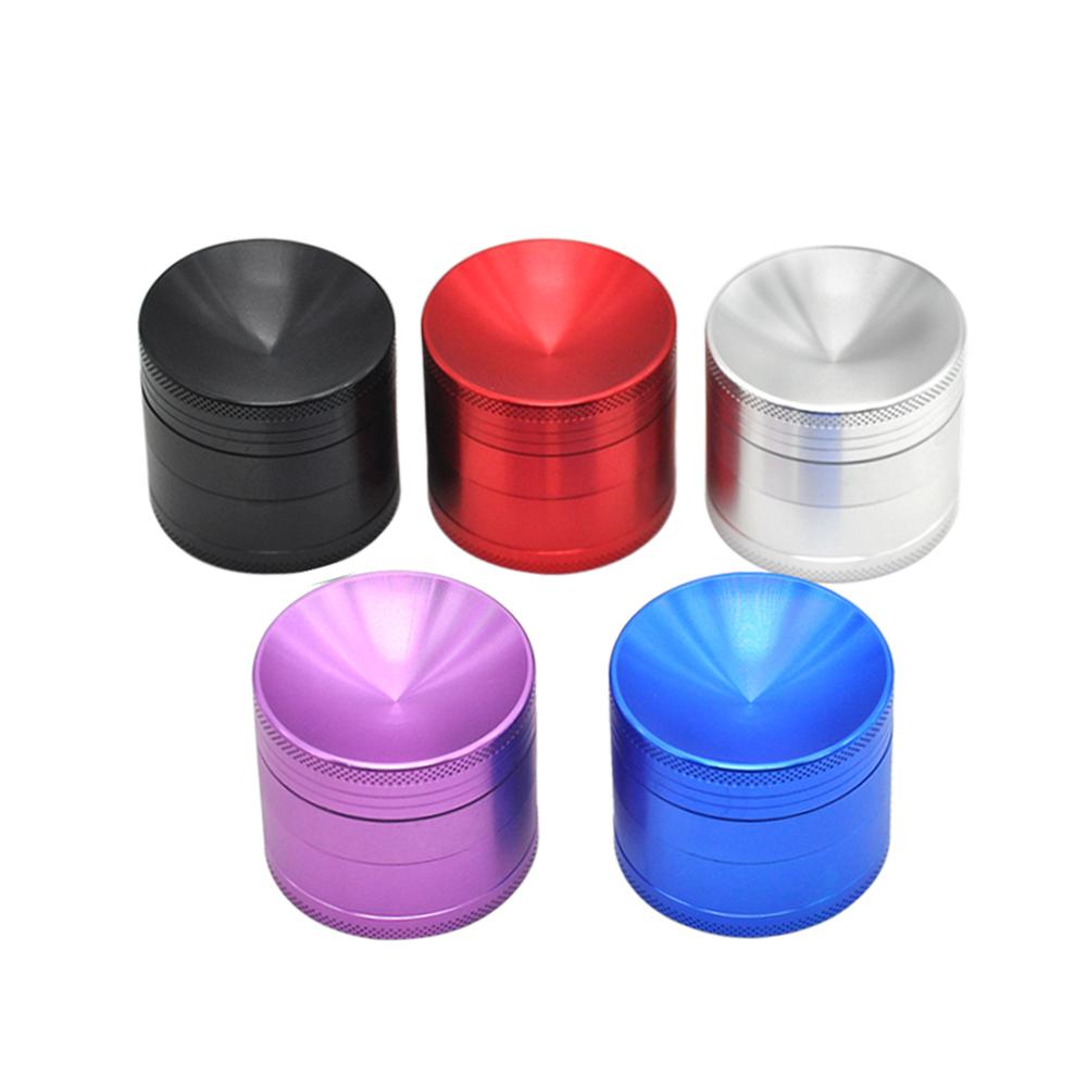 

smoke accessory Zinc Alloy Metal Herb Grinder Crusher Tobacco Concave Top Grinder Dry Herbs Tobaccos Muller Smoking Accessories 4 Parts 40MM 1.57"