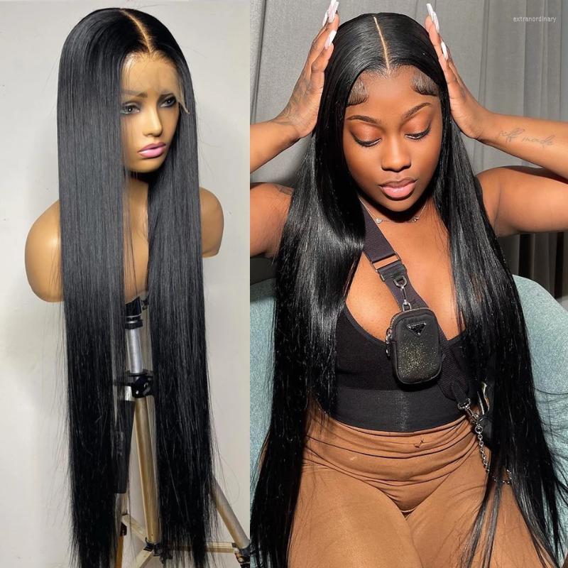 

Inch Lace Front Wigs Human Hair For Women HD Frontal Straight 180% 4x4 Closure, Picture shown