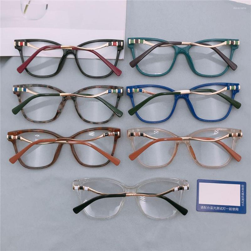 

Sunglasses TR90 Anti-blue Light Glasses Vintage Metal Reading Gaming Computer Goggles For Women Men Anti Eyestrain Eyewear