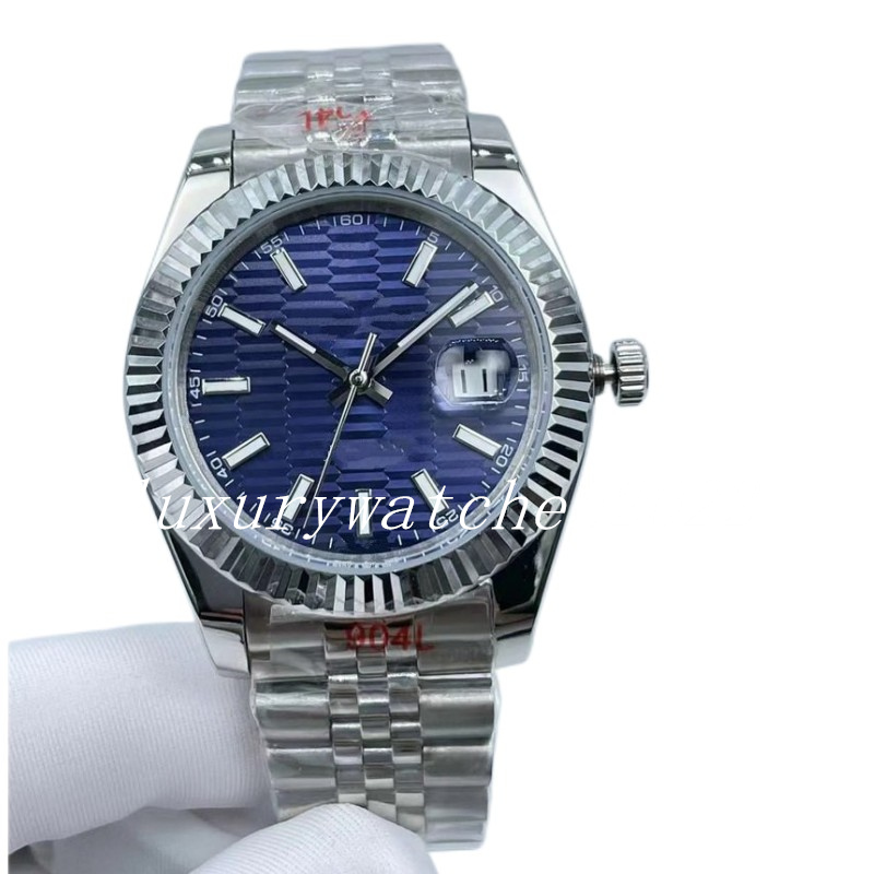 

Men Watch 2022 New 41mm Luxury Silver Stainless Steel Automatic Mechanical Movement Multiple Colors Fashion Round Luminous Wristwatch, Add box