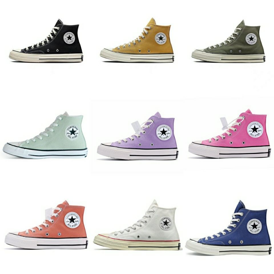 

Men Womens Shoes CONVERSE Sneakers Platform Trainers Shoe Designer Classic Canvas Black White High Low Flat Sneaker Espadrille Chuck 70 Chucks 1970S Big 70S, Pink-low