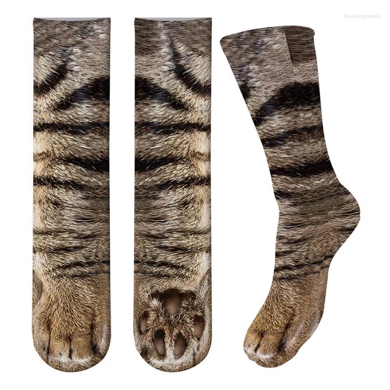 

Men's Socks 3D Printing Cotton Women Funny Animal Foot Kawaii Cute Casual Happy Fashion High Ankle Mens Girls Children, Dog