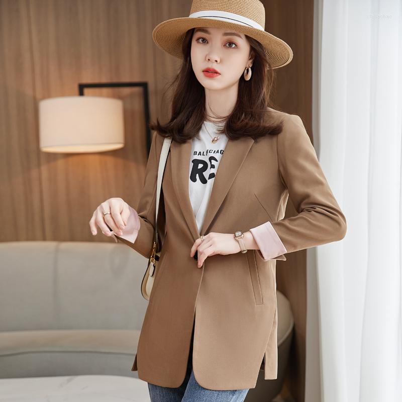 

Women' Suits Fashion Women Blazer And Jacket Long Sleeve Ladies Business Work Clothes Office Uniform Style 2022, Black