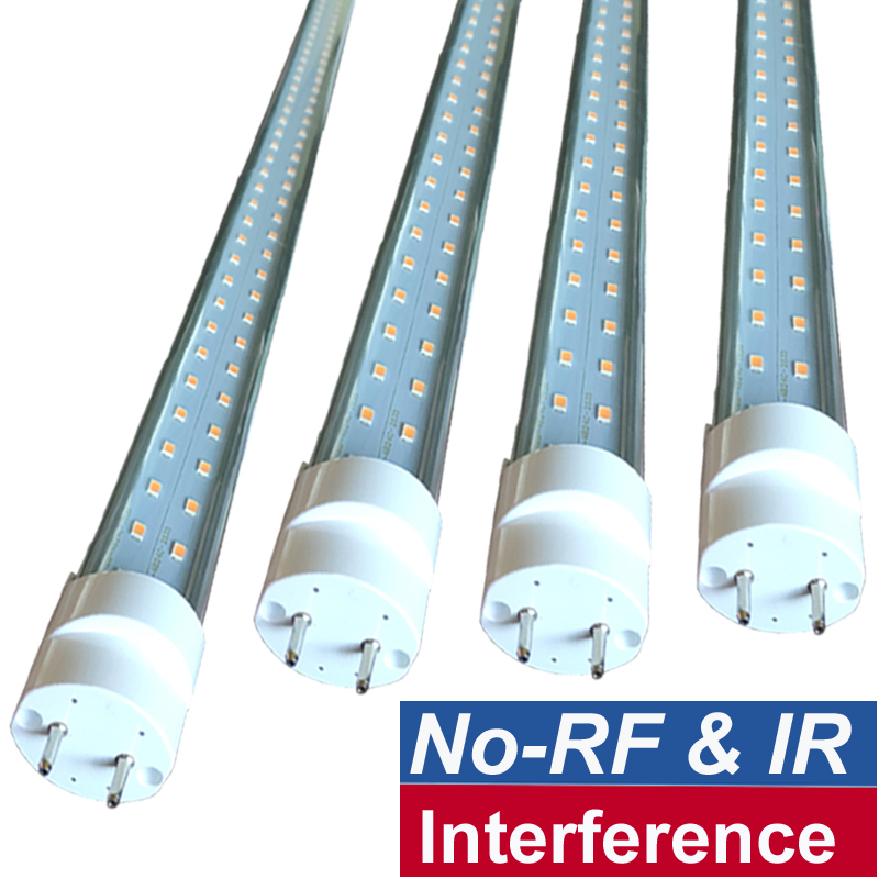 

T8 4Ft Led Tubes Lights Replacement 6500k G13 28W 2 Row Cold White Bypass Ballasts 80W Equivalents 3200 Lumen Dual-End Powered Clear Cover AC 85-277V CRESTECH168