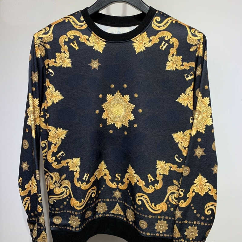 

Medusa sweater mens sweatshirt Vers Designer hoodie Court Printed Long Sleeve tshirt men women Hip Hop Loose oversize pullover coat NJ88, Medusa 1