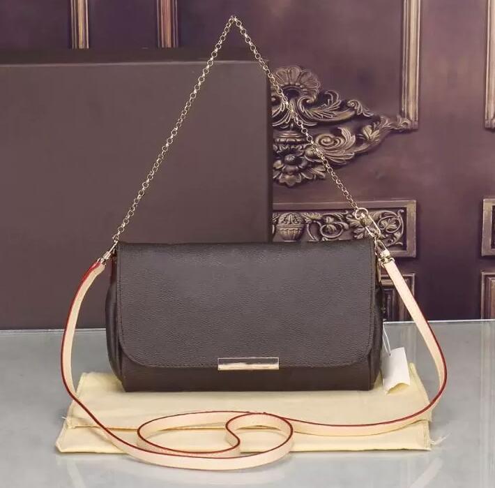 

Designe Luxury Bags FAVORITE MM PM Crossbody messenger handbags Fashion women leather Shoulder Chain, Box