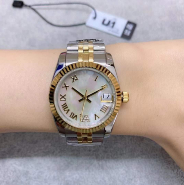 

2022 u1 ST9 Automatic Mechanical Women's Watch Steel Two-Tone White Diamond Dial 31mm 116231 278273 Jubilee Strap Sapphire Datejust Christmas Gift Montres de luxe
