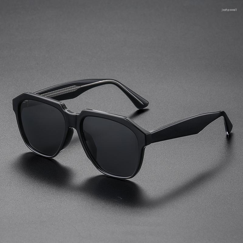 

Sunglasses 2022 Fashion Vintage Acetate Polarized Men Women Transparent Sun Glasses Gafas De Sol High Quality