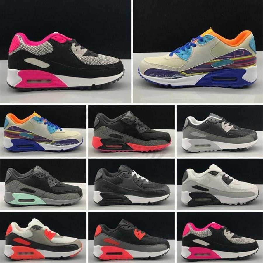 

Topquality 90s Black Children Athletic Kids Sneakers Running Shoes Casual Baby Infant Sports Girls Boys Youth Trainer Chaussures Zapatos, With logos+tag