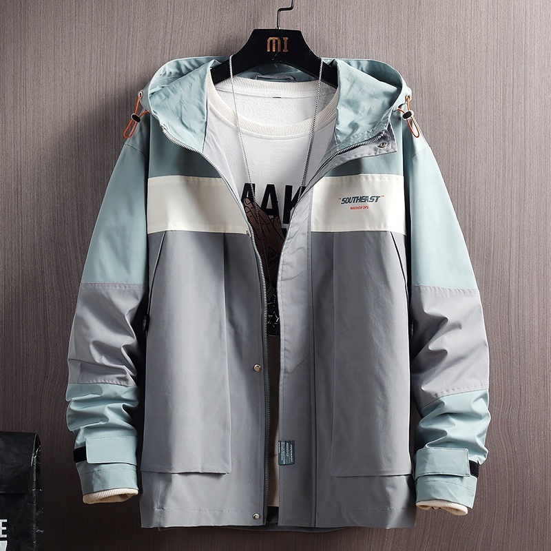 

Men's Leather Faux Leather Mens Waterproof Jackets Hooded Coats Male Outdoor Outwears Windbreaker Windproof Spring Jacket Fashion Clothing Coat 221006, White