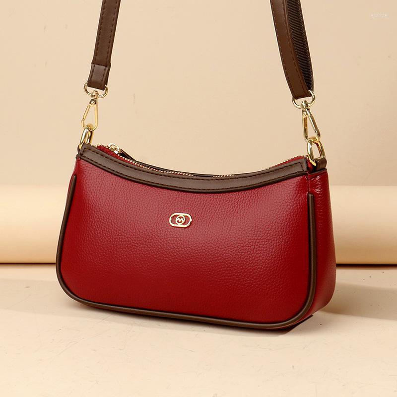 

Evening Bags Solid Color Small Soft Leather Shoulder For Women 2022 Fashion Simple Handbags And Purses Female Travel Totes Crossbody Bag, Black