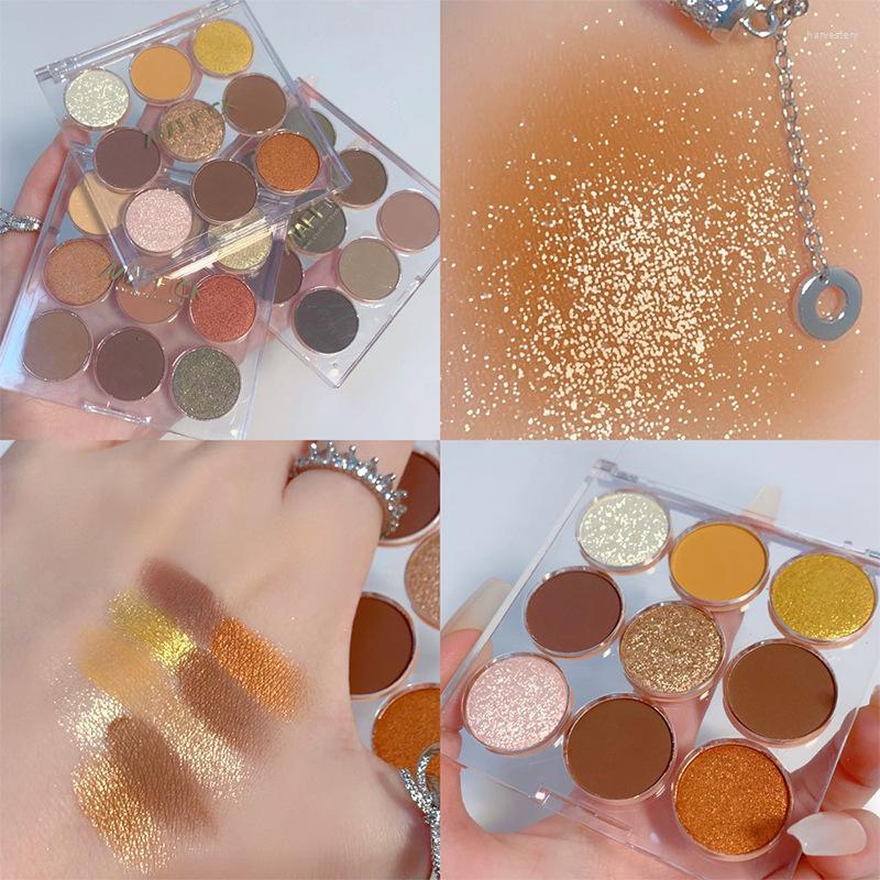 

Eye Shadow 4 Color Shimmer Matte Glitter Eyeshadow Pallete Metallic Dianond Pigmented Palette Makeup Highlighter Cosmetic