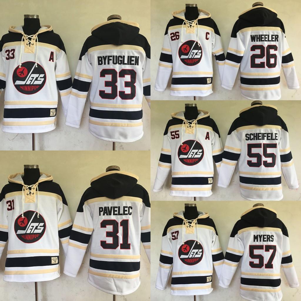 

College Wear Winnipeg Jets 57 Tyler Myers Men s Hoodies Sweatshirts ICE Hockey Jerseys 26 Blake Wheeler 31 Ondrej Pavelec 33 Dustin
