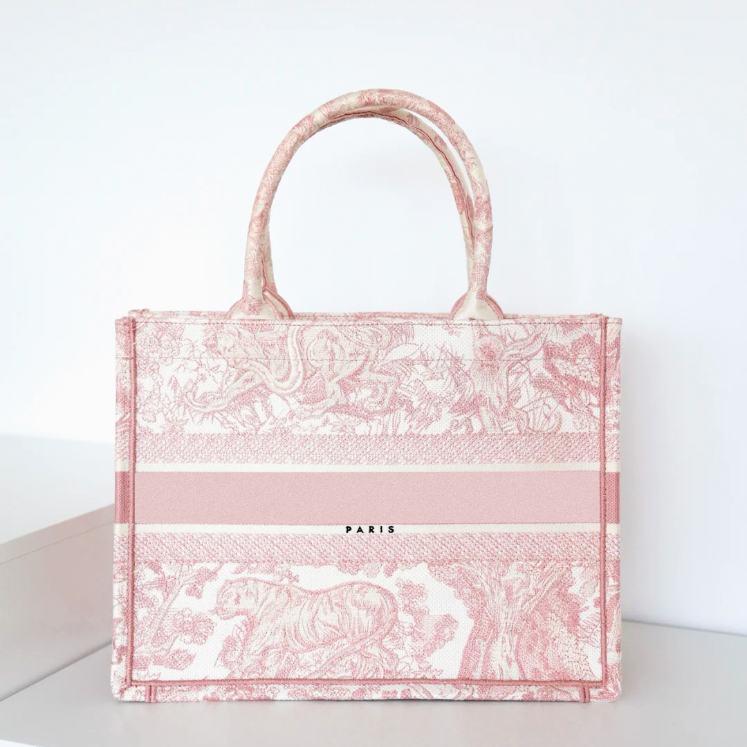 

Luxurys Designers tote embroidery fashion original Bags hobo embroidered tiger pattern large capacity shopping bag handbag purse handmade double-sided beach tote, Grey tiger