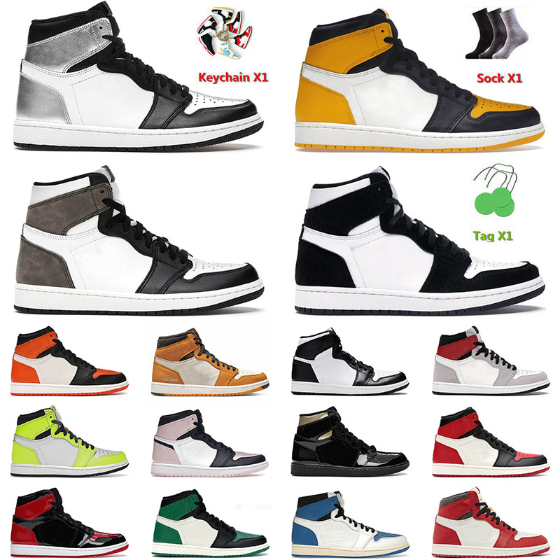 

Designer Mens 2022 Arrival Basketball Shoes 1 1s Silver Toe High Dark Mocha Twist Denim Visionaire Black Gold Heirloom Sports Sneakers Trainers 36-46, C2 bordeaux 40-47