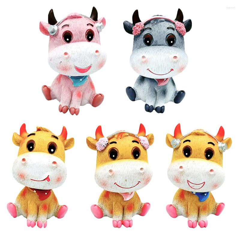

Interior Decorations Shaking Head Cattle Toy Ornaments Car Dolls Decoration Cool Accessories Furnishings