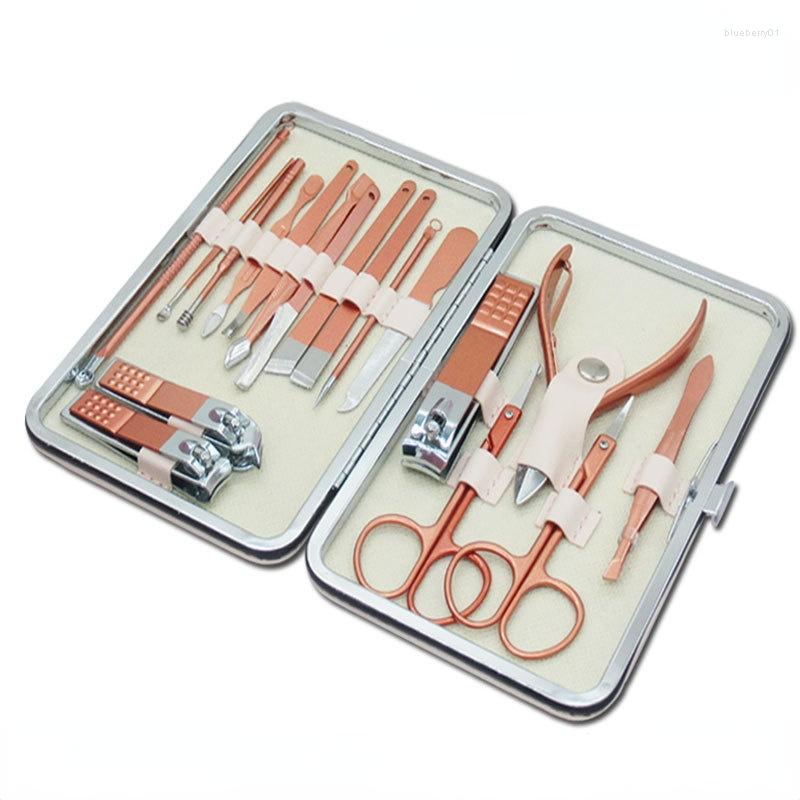 

Nail Art Kits 16 Pcs Professional Clippers Manicure Set High Quality Stainless Steel Cutter Scissor Cuticle Nipper Tools