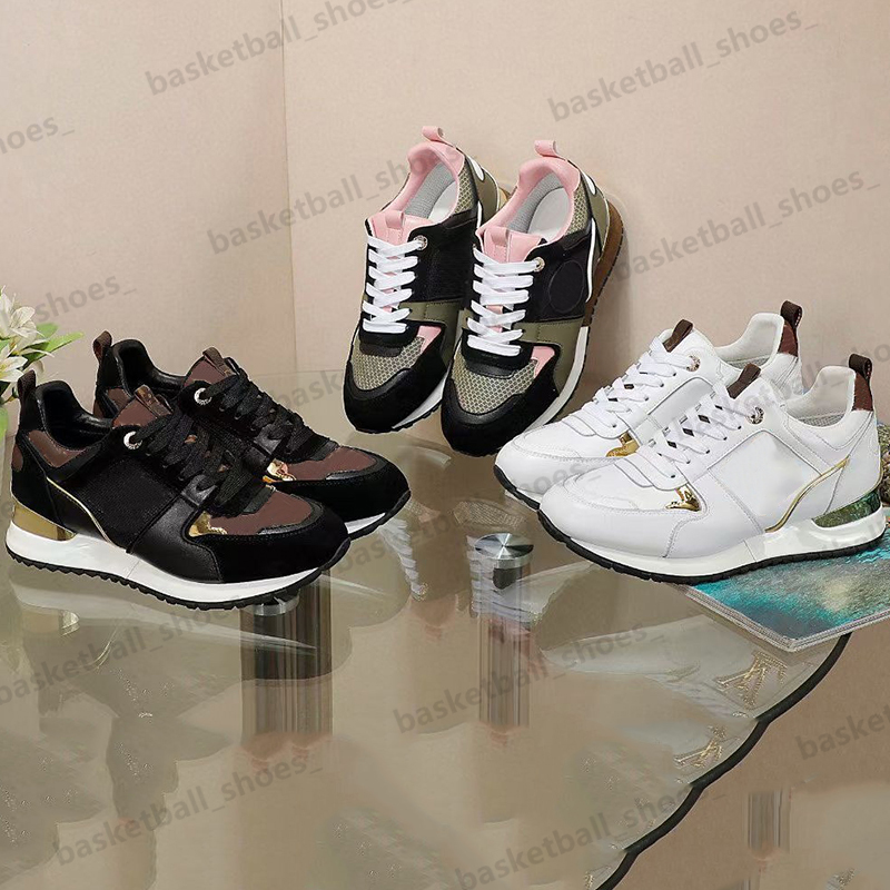 

New Mens Women RUN AWAY Shoes Genuine Calf Leather Classic Sneakers Blue Pink Casual Shoe Men Trainers Size 35-46, Colour 10