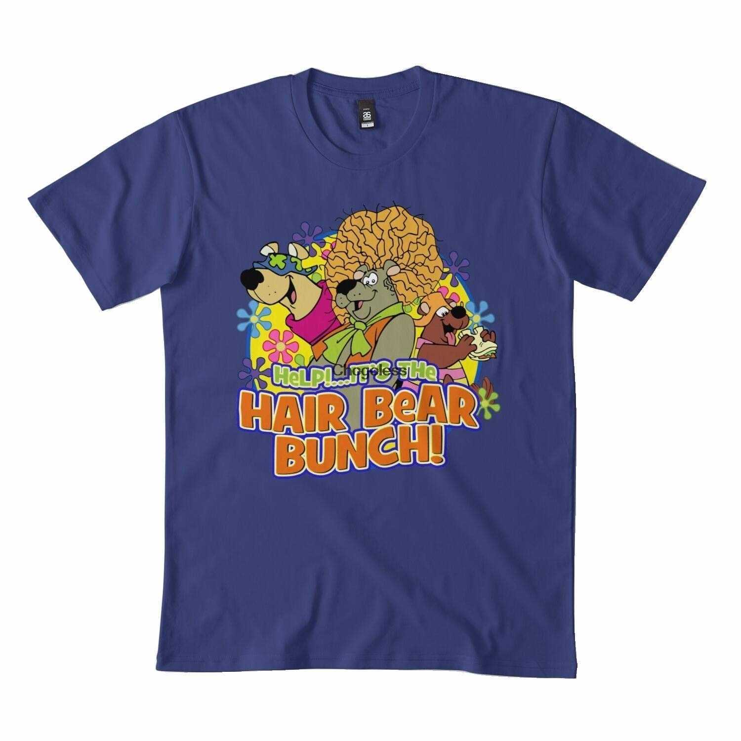 

Men' T-Shirts Help It  The Hair Bear Bunch Shirt Sticker Mask Classic t-Shirt bl Black, Men-darkpurple