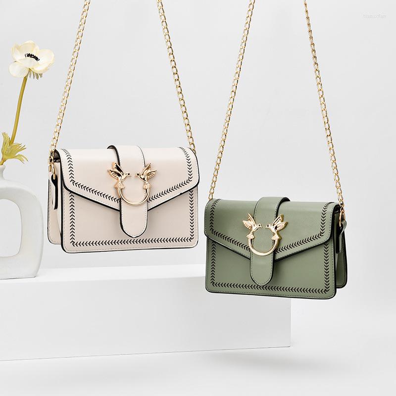 

Evening Bags CIKER Korean Version Female Trendy Fashion Chain Small Square Bag Casual Women's Shoulder Messenger, Pink 1