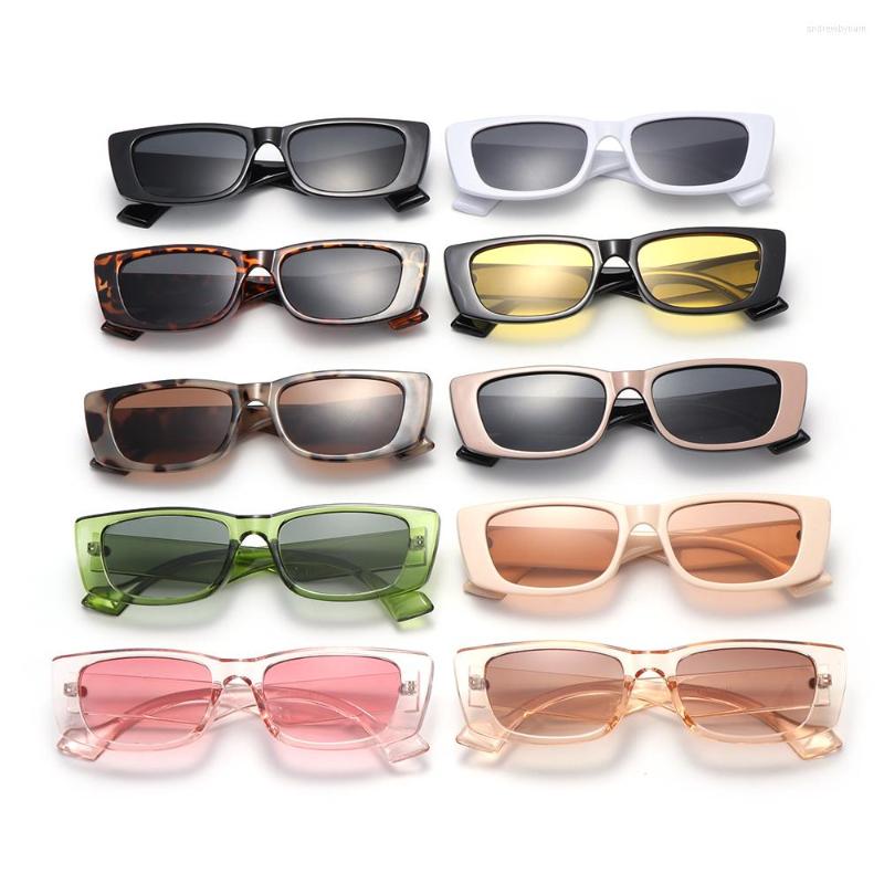 

Sunglasses Beach Wear Ins UV400 Small Rectangle Shades Women Sun Glasses Eyewear