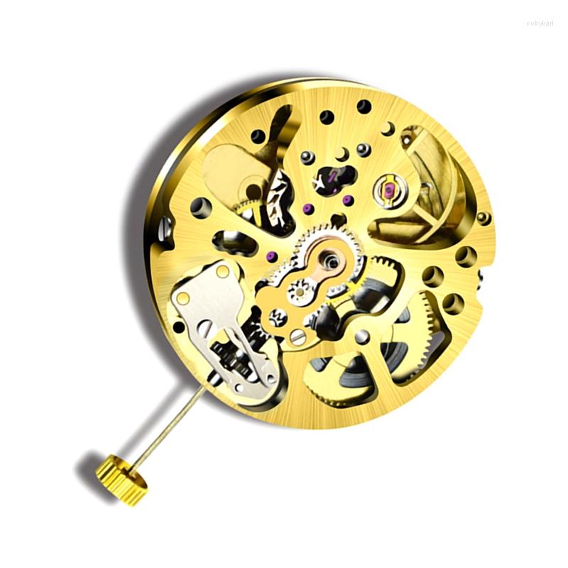 

Watch Repair Kits Gold Skeleton 2004 Movement Ordinary Pendulum Adjustment Radiation Pattern Fully Automatic