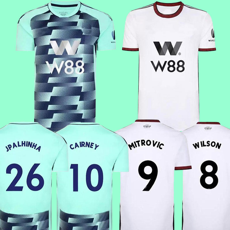 

2022 2023 KEBANO Mitrovic soccer jerseys 22/23 Home away CAIRNEY WILSON MUNIZ J. Palhinha ROBINSON men kids kit football shirt shirts Uniform tops, Away+patch