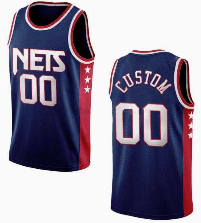 

Men Women Youth Brooklyn''Nets''Custom 7 Kevin Durant 11 Kyrie Irving 30 Seth Curry 1 T.J. Warren 10 Ben Simmons Basketball Jerseys, Colour 4
