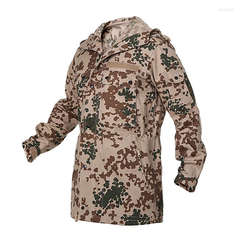 

Hunting Jackets Autumn Winter Men Outdoor Army Military Tactical Camouflage Warm Hiking Quick Dry Breathable Hooded Medium Length Style