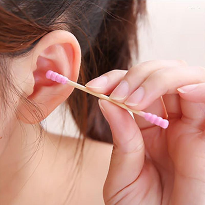 

Makeup Sponges 100 Pieces / Bag Of Color Cotton Swabs Double Head Spiral Women's Make-up And Removal Sanitary