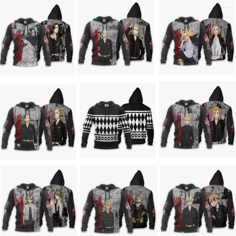 

Men's Hoodies 3D Tokyo Revengers Printed Hoodie Sweatshirt Harajuku Teen Long Sleeve Jacket Coat Anime Clothes Halloween Pullover, Wy1