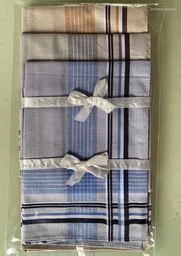 

Bow Ties Arrival Men's Eco Hanky Selected Fine Cotton Handkerchief Hankies Wedding Gift Set 12 Pack Assorted Square
