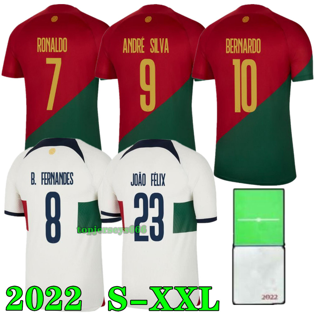 

2022 Portuguese soccer jersey portugals FERNANDES BERNARDO Joao Felix jerseys 2023 Portuguesa shirts 22 23 Portugieser football shirt camisetas futbol, Home