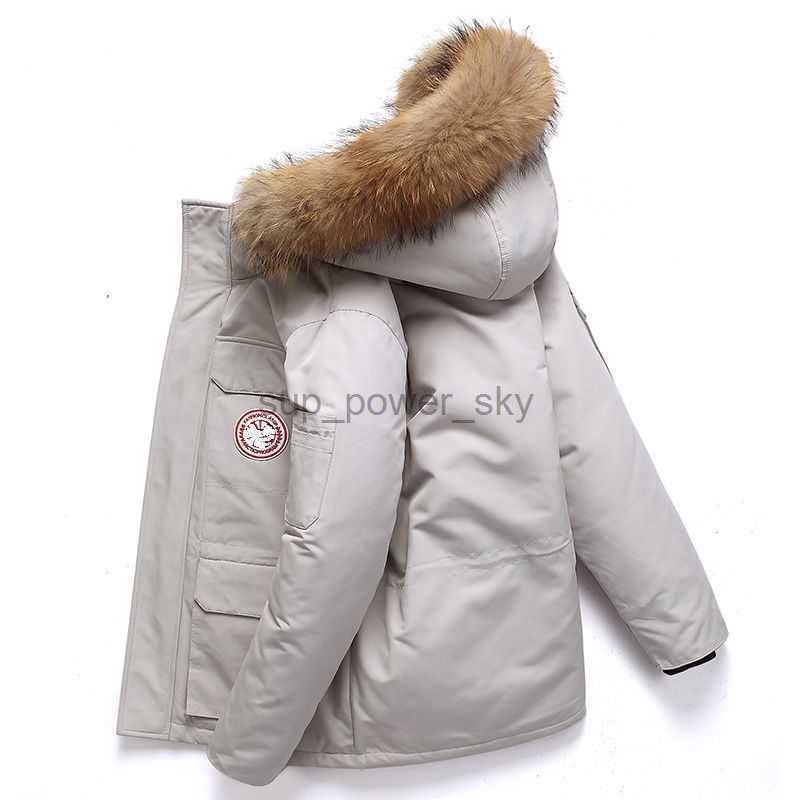 Men's Down Canadian Designer Goose Parkas jacket Men regular thickening 2022 winter new white duck jackets Couple's duck down trend top
