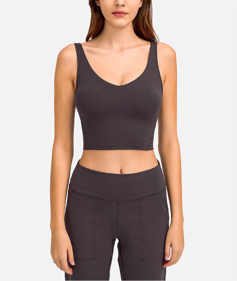 Débardeurs pour femmes, robe de yoga, soutien-gorge de sport, débardeur, tenue veste, débardeurs, t-shirts, résistant aux chocs, course à pied, h