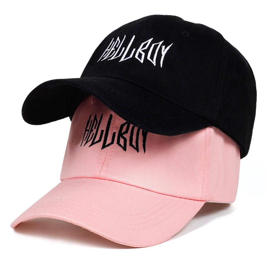 

New Hellboy Baseball Cap Embroidery Dad Hat Men Women Summer Adjustable Cotton Hats Fashion Hip Hop Unisex Snapback Hat Couple Cap2238, Customize