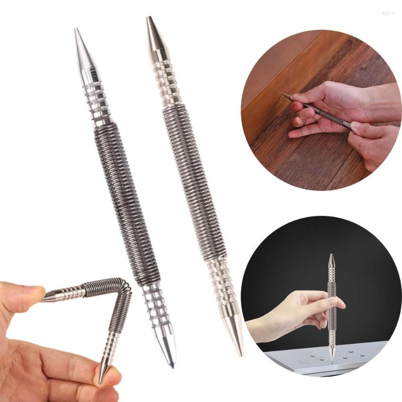 

1/16inch Spring Tool Hammerless Nail Set Manual Punch Metal Woodwork Drill Bit Door Pin Removal Tools