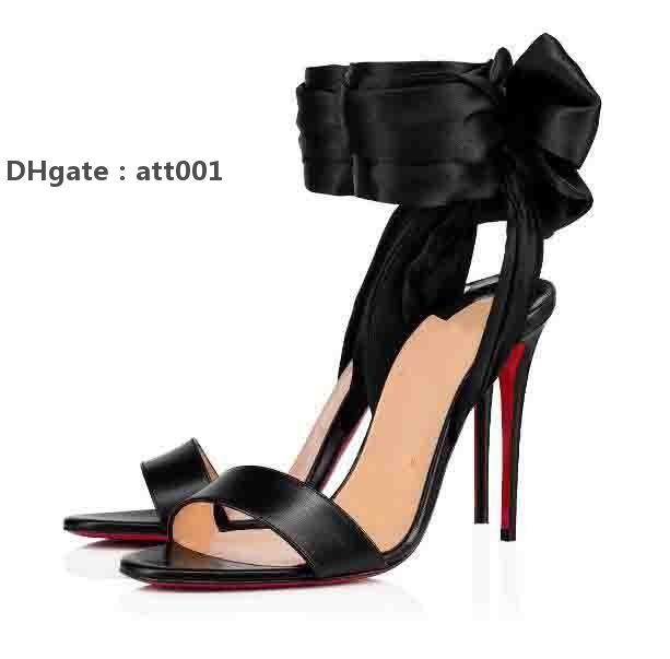 

Red-Bottoms Christians Famous-Summer Red Sandale Du Desert Ankle Strap Women's High Heels Wedding Party High Quality Brands Ladies Gla j etV, Colour 1